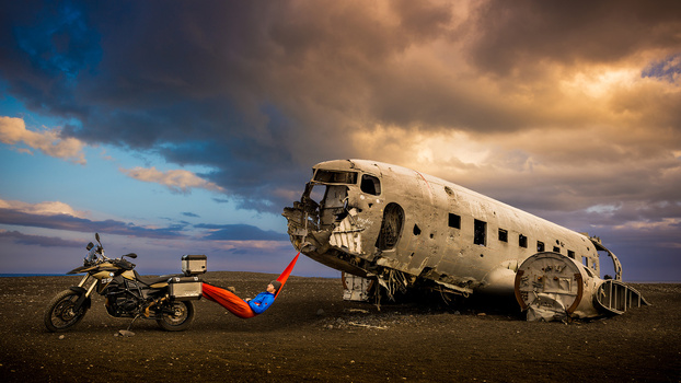 Image "Sólheimasandur, South Iceland" by Wayne Denny