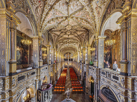 Image "A view inside the chapel at Frederiksborg Castle" by Herbert A. Franke