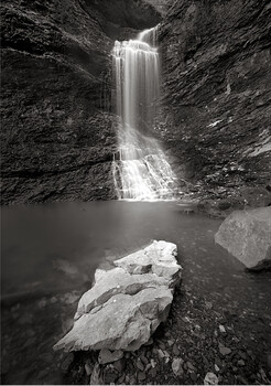 Image "White Slab under Eden Falls" by Nathan McCreery