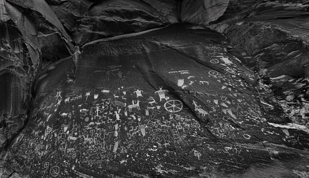Image "Newspaper Rock, Utah" by Nathan McCreery