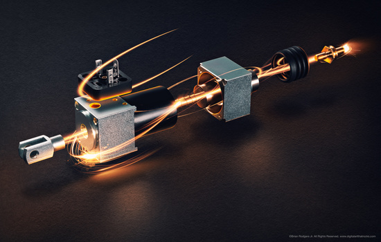 Image "Solenoid Steam Engine" by Brian Rodgers Jr.