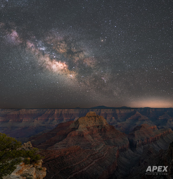 Image "Milky Way Over the Grand Canyon" by Anna Culina