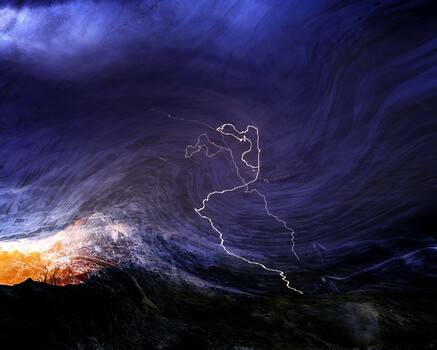 Image "Cosmic Storm" by Christopher B. Merritt