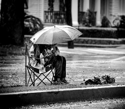 Image "Waiting in the rain" by Christopher B. Merritt