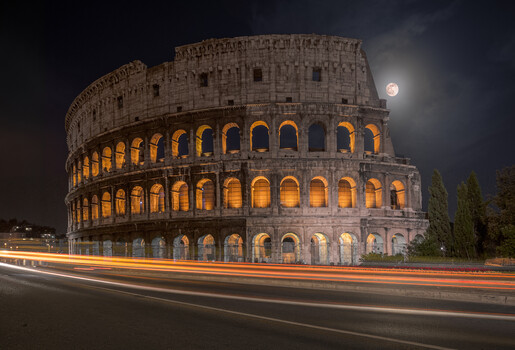 Image "Colosseum Moon " by Alex Hill