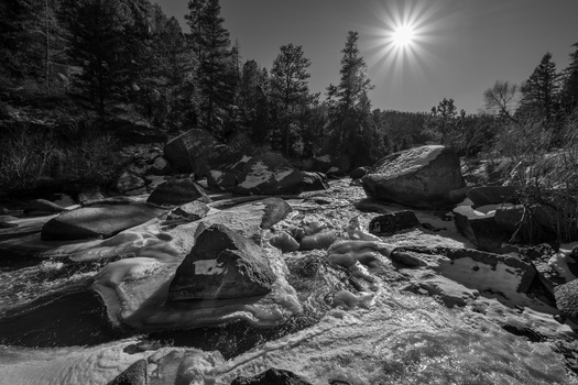 Image "Foxton Colorado, South Platt River Winter" by Cid Dennis