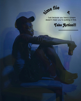 Image "Time Flies, Take Action" by Jaybee Tega