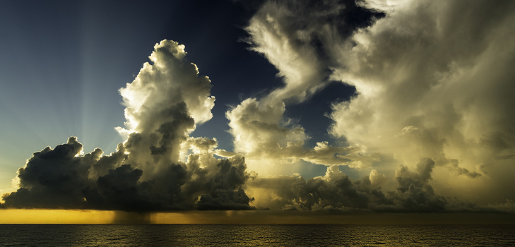 Image ""Rain At Sea"" by David Dennis