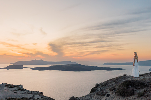 Image "Greecian Sunset" by Abbie Guthier