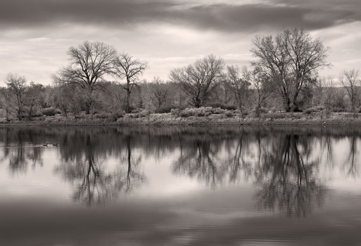 Connected Lakes, Grand Junction, Colorado by Ed Kunzelman
