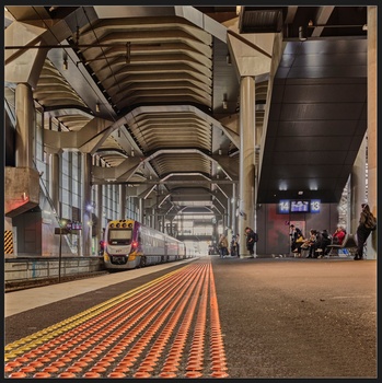 Image "Penultimate Most Southern Platform Of Southern Cross Railway Station" by Alan Squires