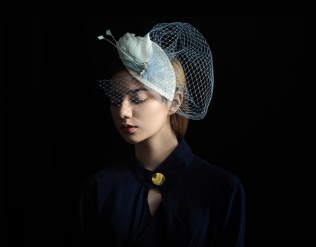 Image "girl with a hat" by zeyang Wang