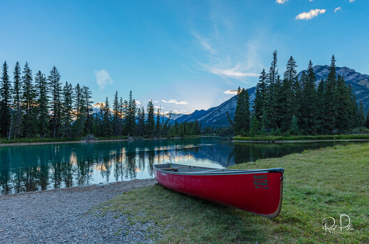 Image "Late day in Banff, Alberta, Canada" by Rod Pike