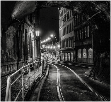 Image "Late night in Prague " by Stephen McWilliams
