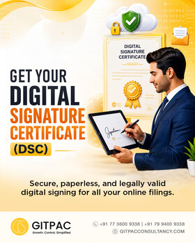 Image "Secure, Paperless & Legally Valid DSC Services | GITPAC Corporate Services" by GITPAC Corporate Services