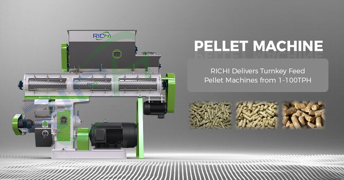 Image "Straw Pellet Machine for Efficient Biomass Pellet Production" by RICHI Manufacture