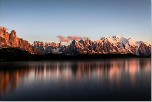 Image "Alpine Reflections at Sunset" by Pierre Thiaville