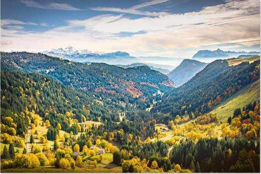 Image "Autumn Facing Mont Blanc" by Pierre Thiaville