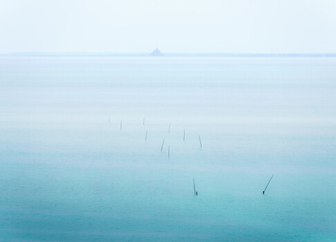 Image "Oyster Lines at High Tide, Cancale" by Siarhei Alkhovik