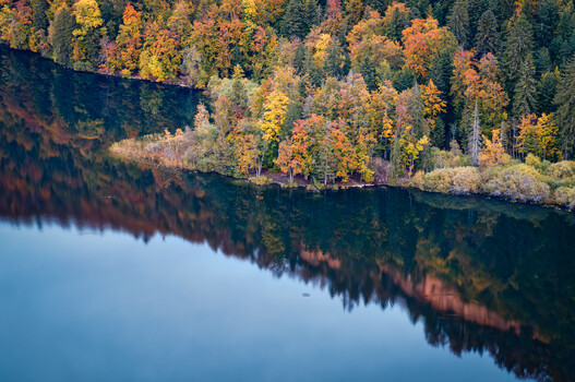 Image "Autumn in Jura: Last Light by the Lake" by Siarhei Alkhovik