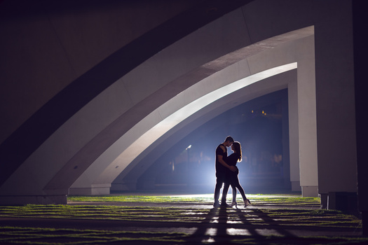 View Downtown San Diego engagement shoot by Casey Wrightsman