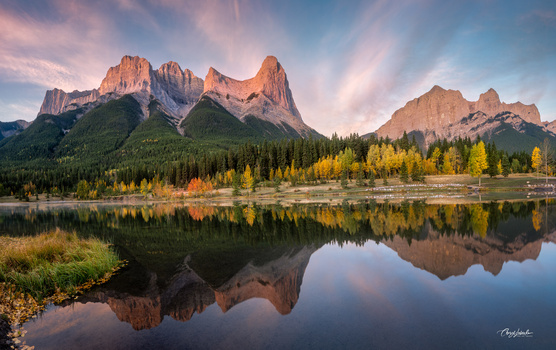 Image "Sunrise in Canmore" by Cheryl Lalonde