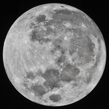 Image "full moon taken from my backyard in the suburbs of phoenix" by Josh Borup