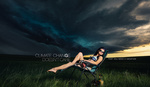 VonWong Goes Stormchasing for Severe Weather Backgrounds in Portrait Series about Climate Change