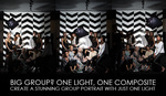 Big Group? One Light, One Composite - Create A Stunning Group Portrait With Just One Light