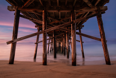 Under the Pier at Sunrise by Matt Krofcheck