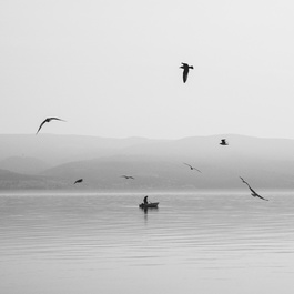 Fisherman by Yevhen Kostiuk