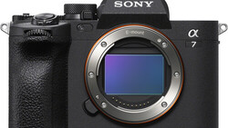 Sony Alpha 7 mirrorless camera body shown from front with lens mount exposed.
