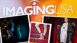 Composite image showing three performance or event photography scenes with stage lighting and audience settings.