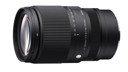 Sigma 16-50mm f/2.8 DC OS HSM Contemporary zoom lens in black.