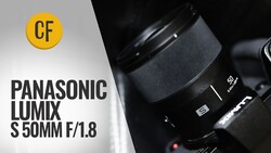 Panasonic Lumix S 50mm f/1.8 lens mounted on camera body
