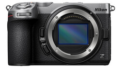 Nikon Z mirrorless camera body with open sensor visible, front view