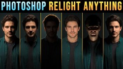 Six portrait variations of the same man with different lighting and exposure treatments