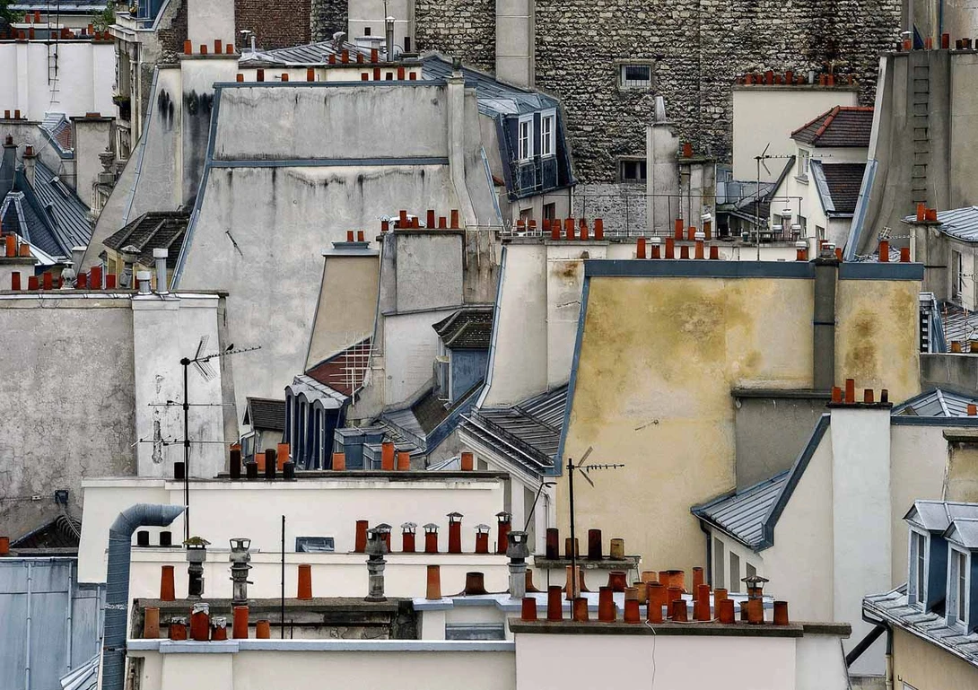 From Michael Wolf's Roof Tops Series