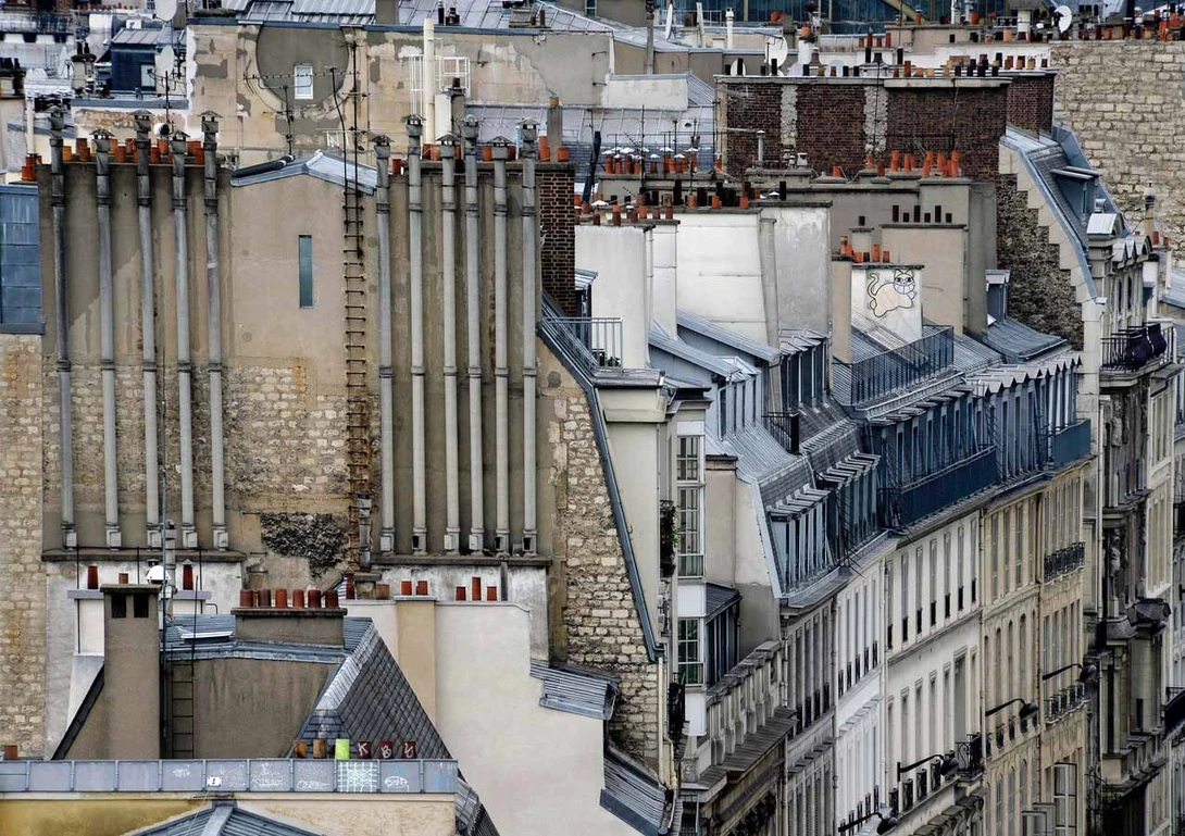 From Michael Wolf's Roof Tops Series