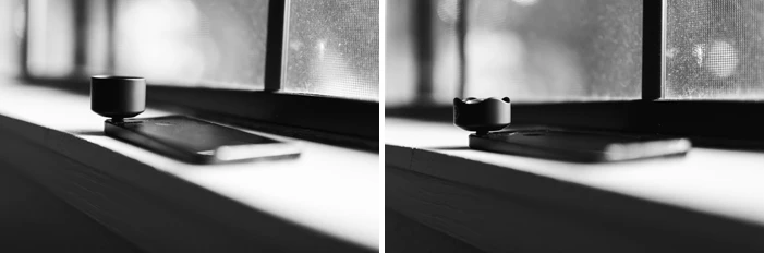 Moment Lenses mounted on iphone