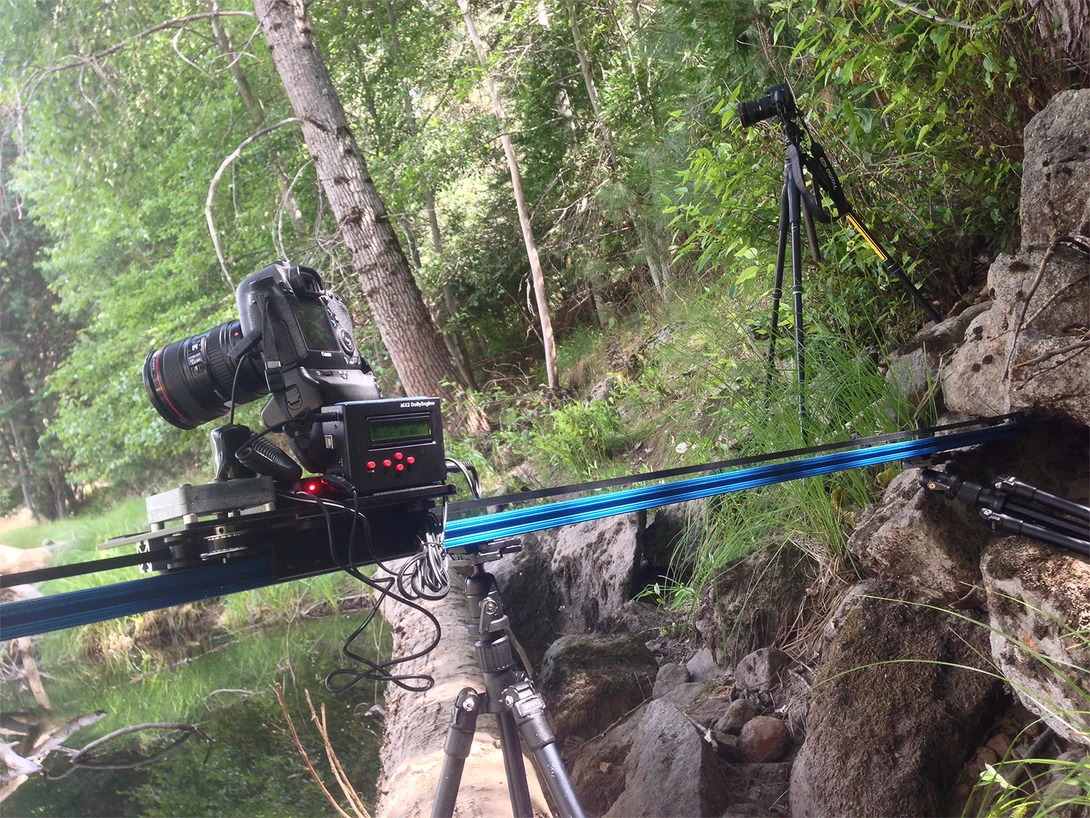 Cameras setup in Yosemite National Park
