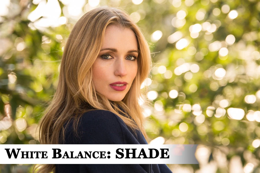 Portrait with White Balance set to Shade.