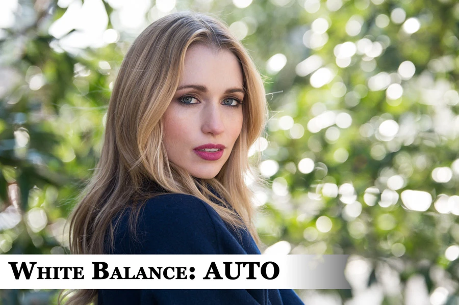 Portrait with White Balance set to Auto.