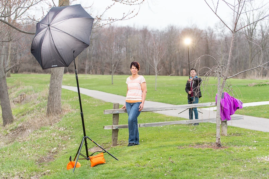 Behind the Scenes look at the Fitness Magazine shoot.