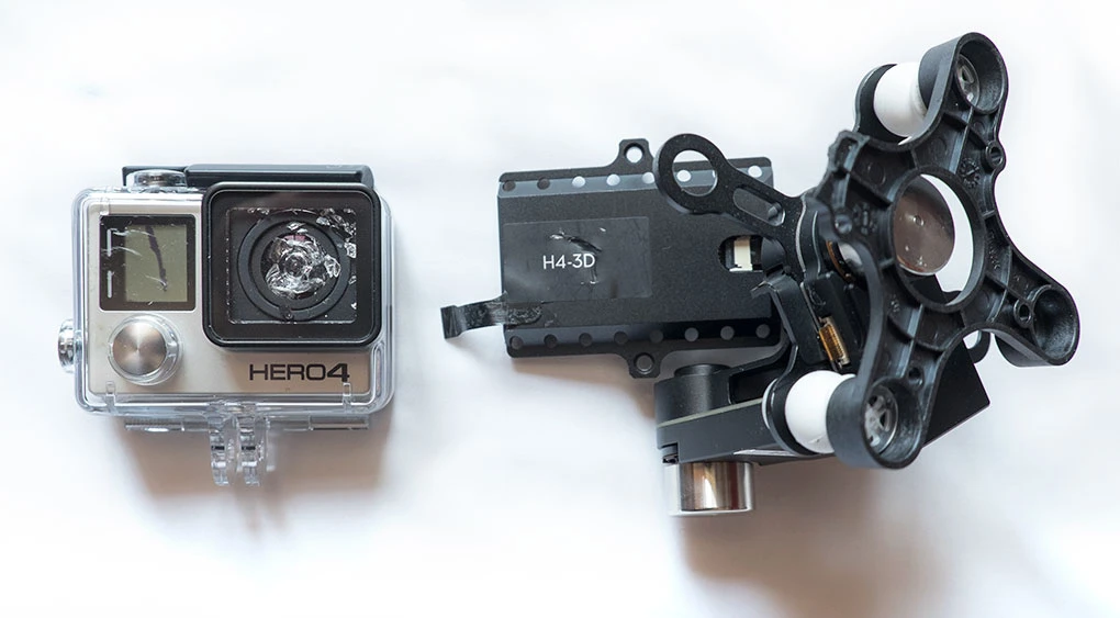 Phantom 3 Review - go pro and Phantom 2 H4-3D mishap