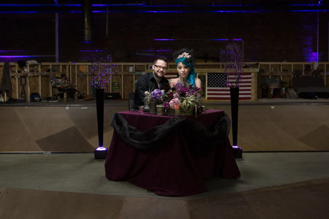 Wedding Couple Sweetheart Dinner Table