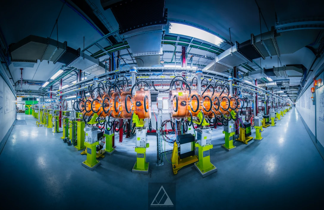The LINAC4 accelerator - Photo by Andrew Hara