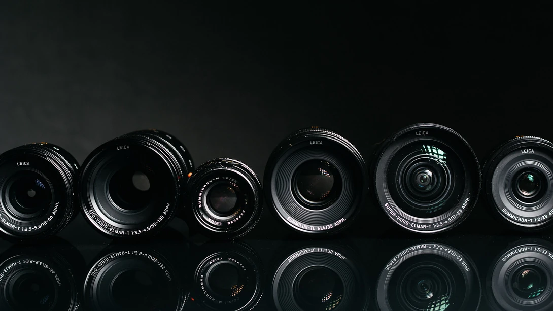 Photo of Leica T lens family