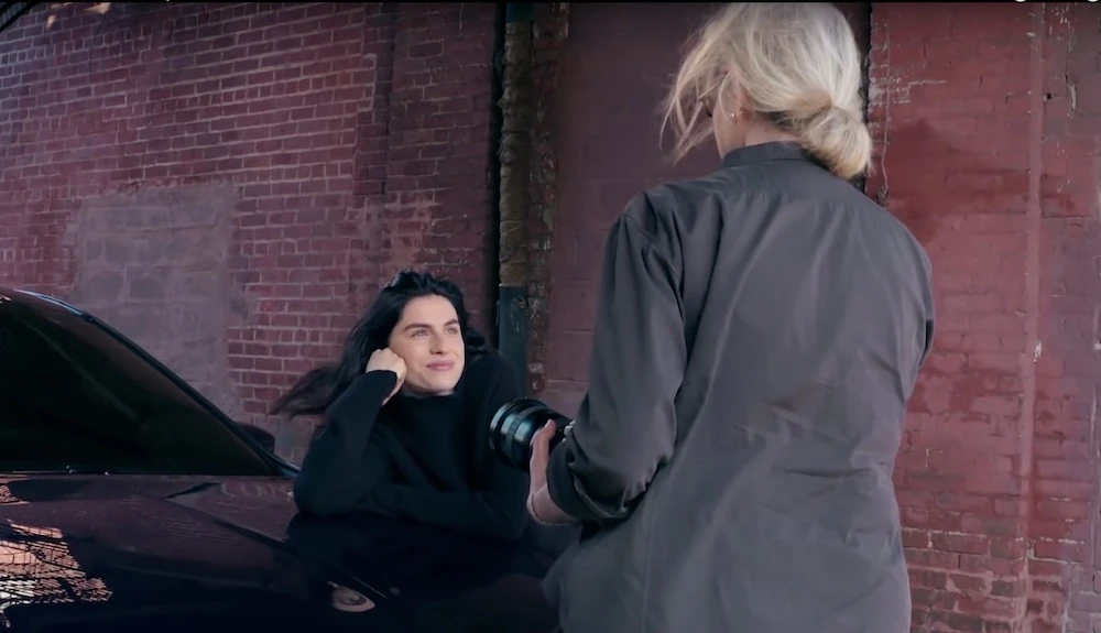 Lincoln Continental BTS - Annie Leibovitz directing on set