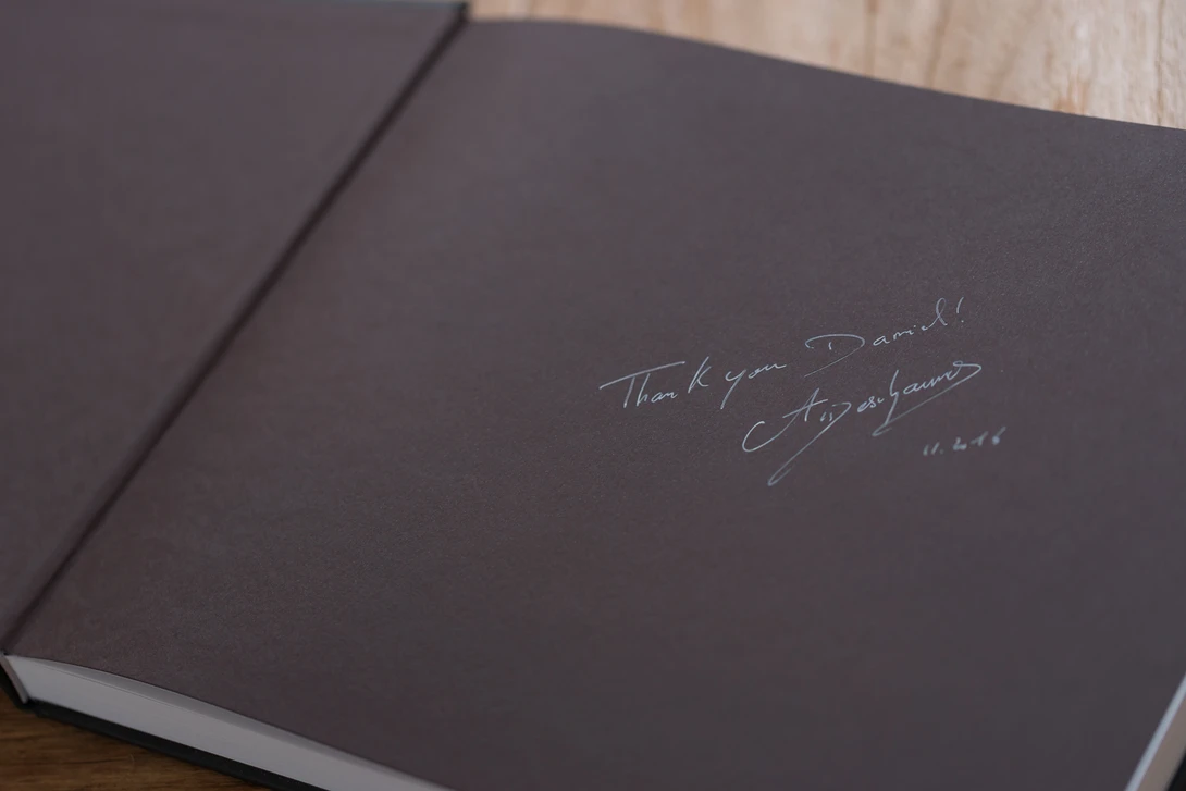 Book signed by Alexandre Deschaumes